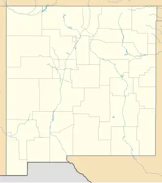 voir sur la carte du Nouveau-Mexique