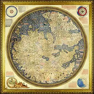 Carte du Monde par Fra' Mauro.