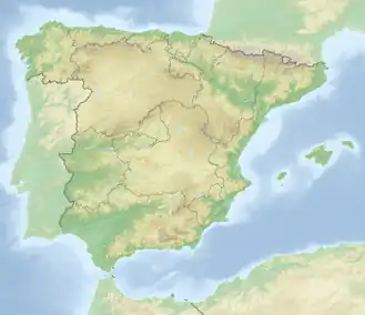 Voir sur la carte topographique d'Espagne