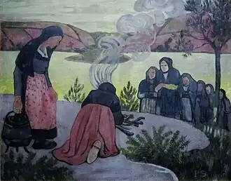 Le Feu dehors, 1893 – Musée de Pont-Aven, Pont-Aven.