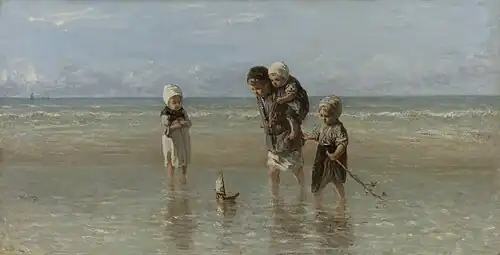 Enfants au bord de la mer, 1872 Rijksmuseum Amsterdam.