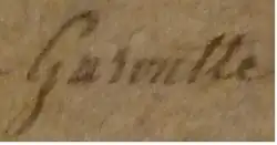 signature de Michel Antoine Garoutte