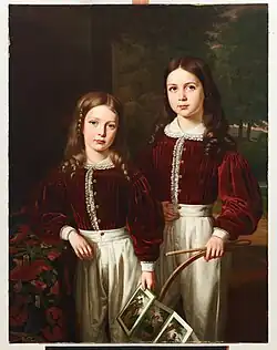 Portrait de deux enfants, probablement les fils de M.&nbsp;Almeric Berthier, comte de LaSalle (1841), musée d'Art de Dallas.