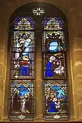 L'Annonciation et la Nativité du Christ.