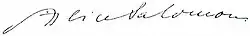 signature d'Alice Salomon
