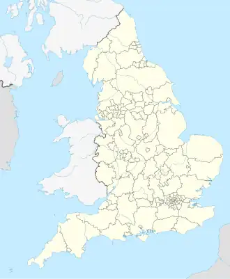 (Voir situation sur carte : Angleterre)