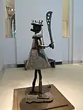 Sculpture dédiée à Gou, divinité du fer et de la guerre[6]