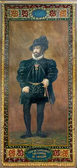 Louis de Santangel, trésorier d'Aragon.