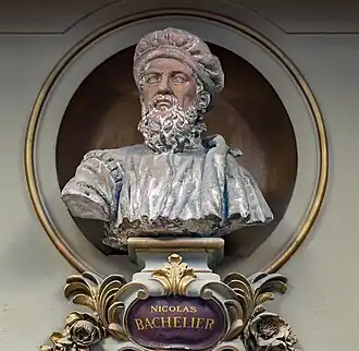 Buste de Nicolas Bachelier.