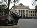 Ce buffle de cuivre à l'entrée du musée national de Taïwan depuis la fin de la Seconde Guerre mondiale provient à l'origine du grand sanctuaire.