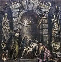 Titien, 1576. Pietà. Huile / toile, H. 352 cm. Gallerie dell'Accademia de Venise