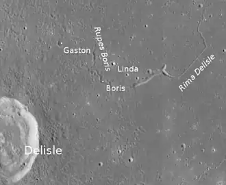 Image illustrative de l'article Gaston (cratère)