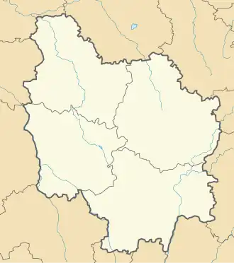 voir sur la carte de Bourgogne
