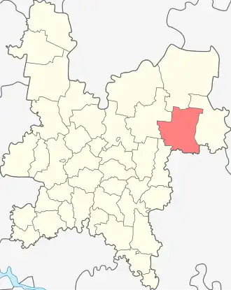 Localisation de Raïon d'Omoutninsk