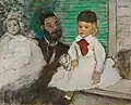 Edgar Degas Ludovic Lepic et ses filles