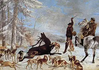 L'Hallali du cerf, 1867 – Musée des Beaux-Arts et d'Archéologie de Besançon, Besançon.