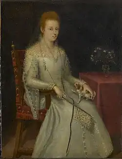 Portrait présumé de Laudomia Gozzadini, vers 1600 – Musée des Beaux-Arts et d'Archéologie de Besançon, Besançon.