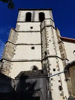 Clocher de l'église côté ouest.