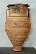 Un pithos de 675 av. J.-C. environ, provenant de Crète.