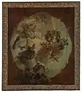 Attribué à Francesco Zugno, Esquisse de plafond, XVIIIe siècle, Musée des Arts décoratifs, inv. 8256, don de Jules Maciet du 16 novembre 1895.