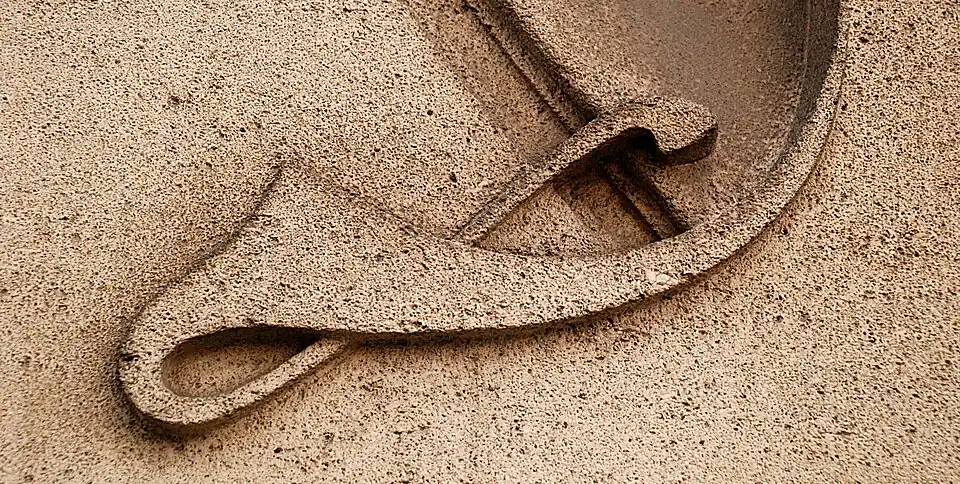 Détail de la porte d'entrée