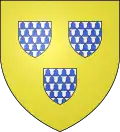 Blason de la famille de Fontaines.