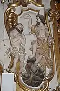 Détail du baptême du Christ