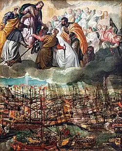 Paul Véronèse, Allégorie de la bataille de Lépante, 1572-1573 – Galeries de l'Académie de Venise, Venise.