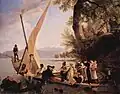 Wolfgang Adam Toepffer : L'Embarquement de la noce (1814)