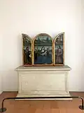 Le retable tel qu'exposé au musée de la Chartreuse San Martino.