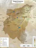 Carte géographique de la commune de Sarnitsa