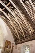 Charpente de la chapelle.