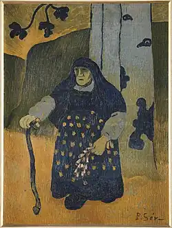 Vieille Bretonne sous un arbre, vers 1898 – Musée départemental Maurice-Denis, Saint-Germain-en-Laye.
