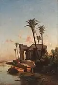 Paysage égyptien (1883), Madrid, musée du Romantisme.