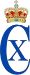 Monogramme du roi Christian X.