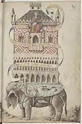 Une allégorie de Venise représentant le palais des Doges, f.39r
