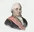 Lithographie de 1837 d'après le tableau de Pompeo Batoni.