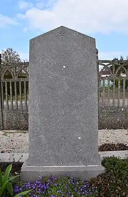 Tombe de William Malcolm Chisholm, premier militaire australien tombé lors de guerre 14-18.