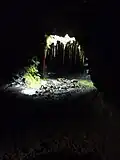 Lucarne de tunnel de lave.