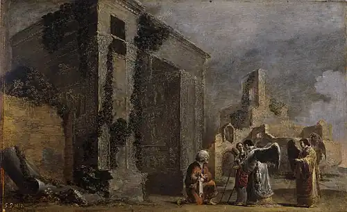 Abraham et les trois anges 1640, Musée du Prado