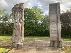 Vue de la porte de la libération
