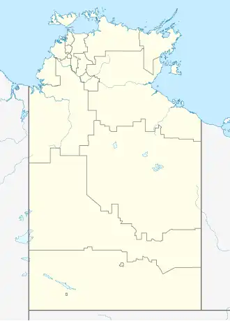 (Voir situation sur carte : Territoire du Nord)