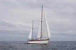 Aquarius, ketch dessiné par Eugène Cornu