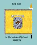 régiment de Poly cavalerie, revers