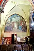 Chapelle latérale nord, 1re travée, vue vers le nord.