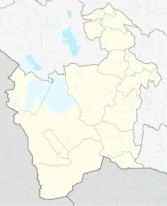 Voir sur la carte administrative du département de Potosí
