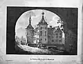 Le château d'Eijsden, lithographie n°122 tirée du Voyage Pittoresque de De Cloet