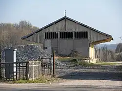 Détail de la halle à marchandises.