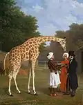 Jacques-Laurent Agasse : The Nubian Giraffe (1827)