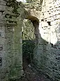 Passage vers le bas-côté nord.